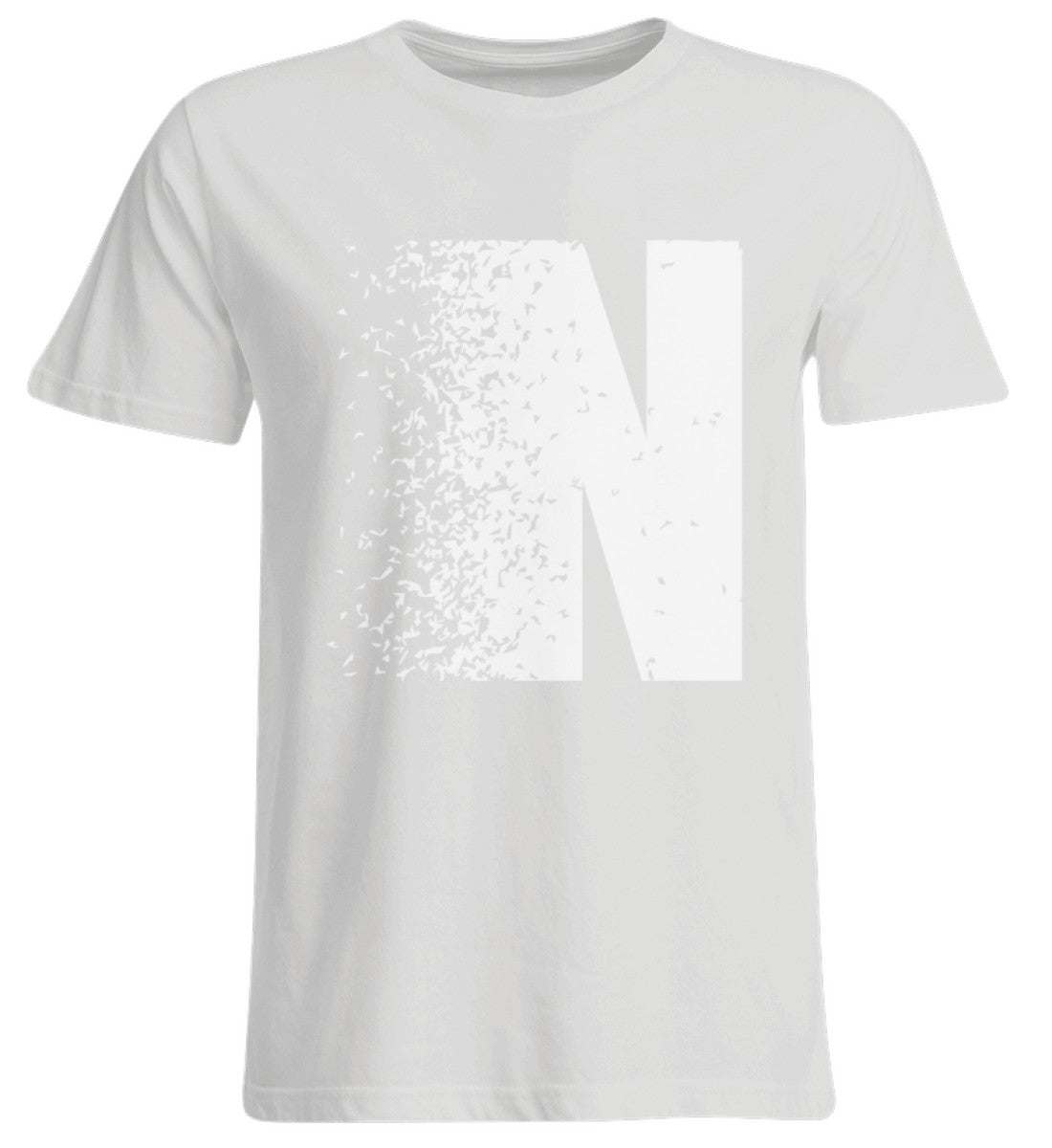 Image of weißes Oversized T-Shirt mit NOVAWEAR® Logo, 100% Baumwolle, Rundhalsausschnitt, Unisex, Übergröße 3XL-5XL